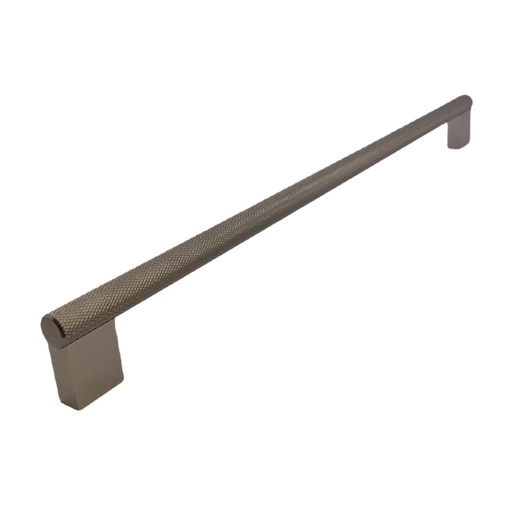 Knurled Bar Pull Handle - Black/Brushed Nickel - ACL460