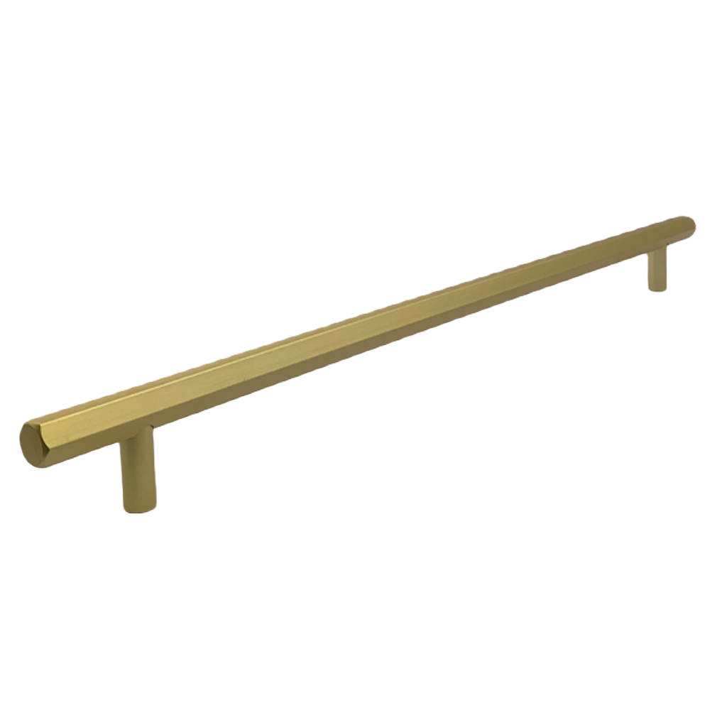 Hex Style T Bar Handle - ACL468 - Gold/Black