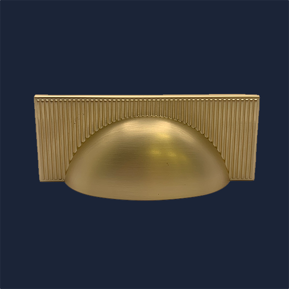 Lined Cup Handle - Gold/Anthracite/Antique Brass - ACL996.64C