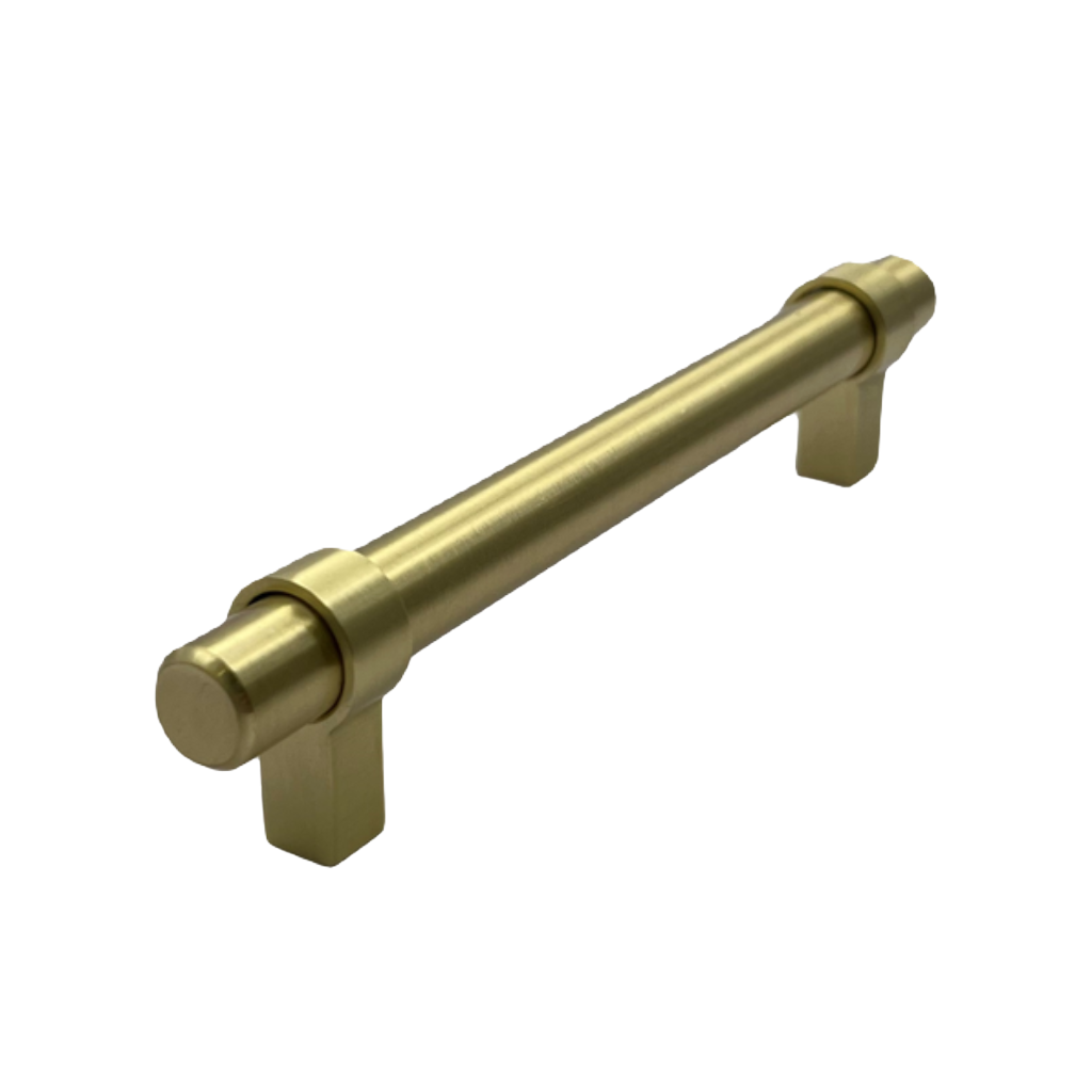 Serano Bar Pull Handle - ACL218 - Brushed Nickel/Gold