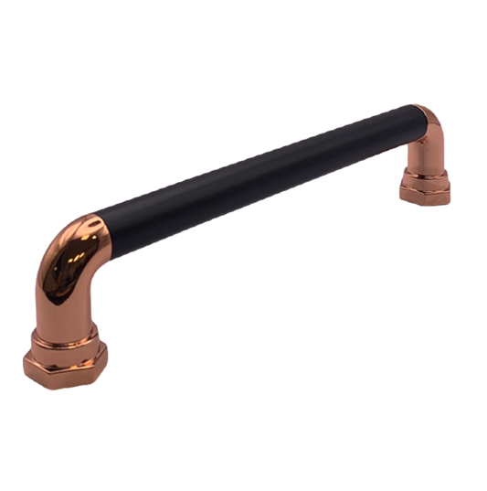 Copper/Black Pull Bar Handle - ACL107