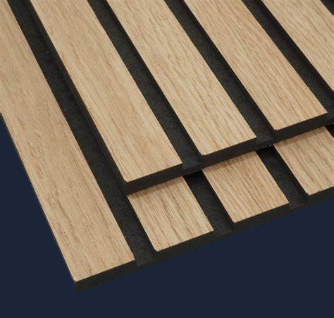Slat Wall Sheets with black Pre-finished MDF Core